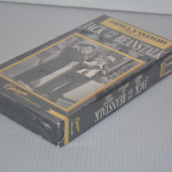 Hollywood Gold Jack and the Beanstalk VHS Tape Abbott & Costello Comedy New Seal - Picture 3 of 5